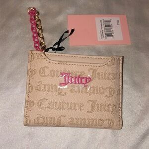 Juicy Couture Sandstone Pink Can’t Tame Her Bifold Wallet With Pullout CC NWT